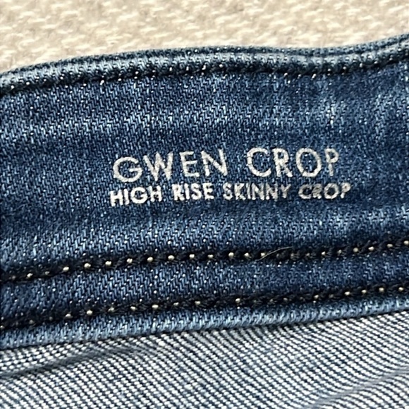 Fidelity Gwen Crop high rise, skinny crop jeans. Size 26. - Picture 12 of 14